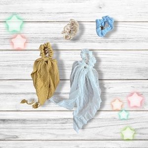 Scarf hair scrunches